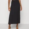 Even&Odd Basic Maxi Skirt - A-Line Skjørt - Black