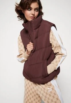 Even&Odd Vest - Dark Brown 11 Even&Odd Vest - Dark Brown -Fab Five Mote Butikk b1c9e5c19dc24a03ad820361a6969fb8