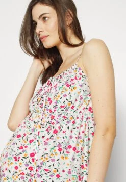 Woven_Mama_Midi Summer Dress- Jerseykjole - White/Yellow 12 Woven_Mama_Midi Summer Dress- Jerseykjole - White/Yellow -Fab Five Mote Butikk b7cab196370943d2be857c48b882402a