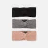 Even&Odd 3 Pack - Lue - Black/Grey/Light Pink