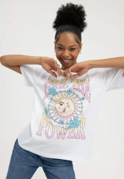 Even&Odd T-Shirts Med Print - White