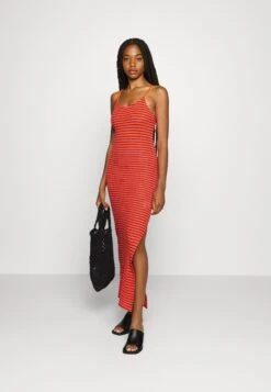 Even&Odd Midi Fake Bodycon Dress - Maxikjole - Orange/Pink/Black 9 Even&Odd Midi Fake Bodycon Dress - Maxikjole - Orange/Pink/Black -Fab Five Mote Butikk d2ef029d59064038bada0e109ce7b1fd