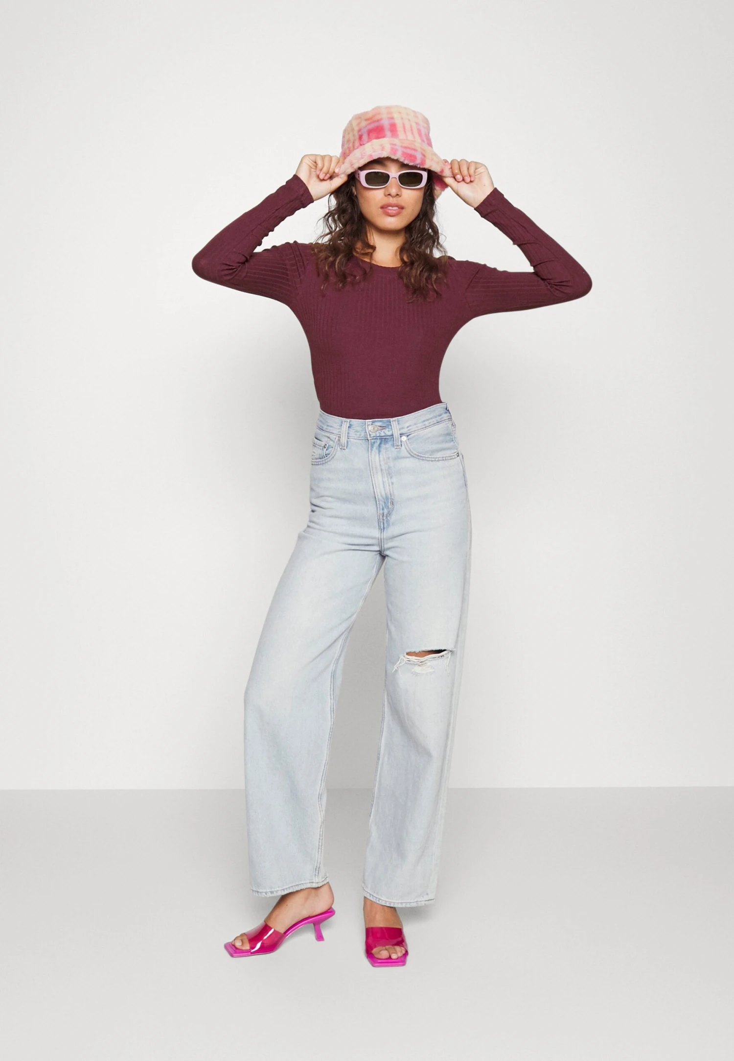 Even&Odd Topper Langermet - Purple 4 Even&Odd Topper Langermet - Purple - Bilde 2