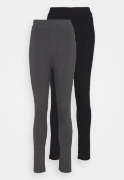 Even&Odd High Waisted Leggings 2 Pack- Leggings - Black/Mottled Dark Grey 14 Even&Odd High Waisted Leggings 2 Pack- Leggings - Black/Mottled Dark Grey -Fab Five Mote Butikk d801180b496544009a781d4a56815d6f