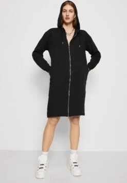 Even&Odd Extra Long Jacket- Sweatjakke - Black -Fab Five Mote Butikk e80825b3a7d84333a011132c243edd8b