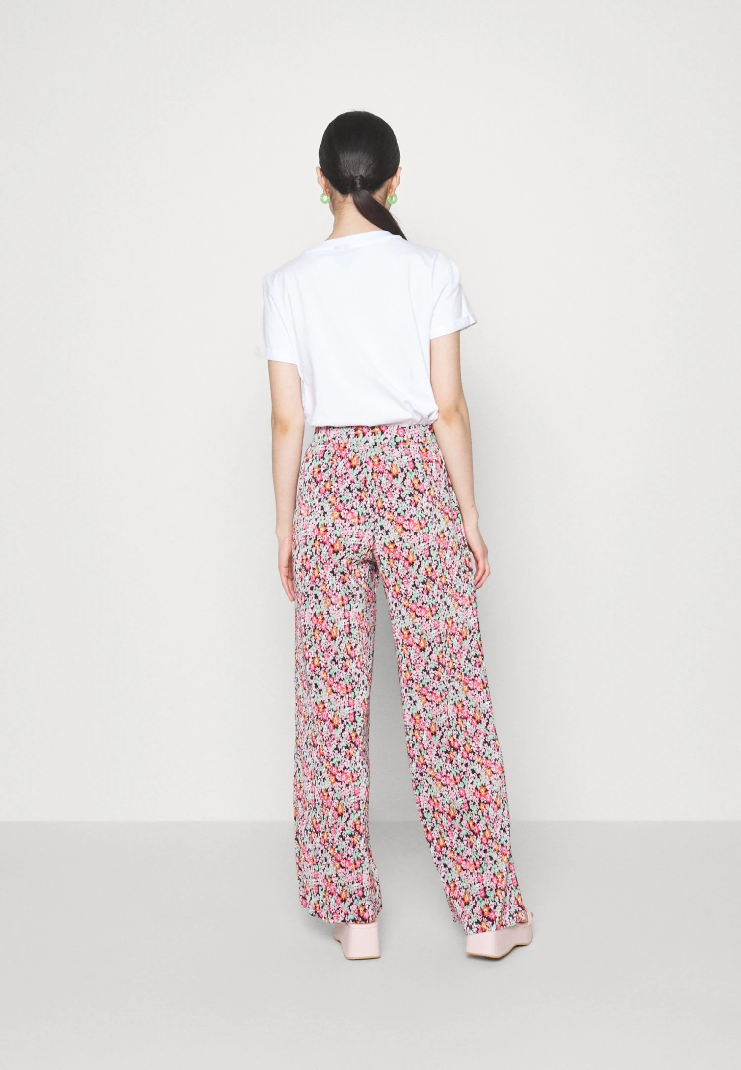 Plisse Flared Trousers- Bukse - 917 - Multi-Coloured 5 Plisse Flared Trousers- Bukse - 917 - Multi-Coloured - Bilde 3