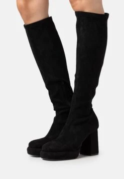 Even&Odd Boots Med Høye Hæler - Black