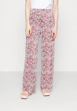 Plisse Flared Trousers- Bukse - 917 - Multi-Coloured