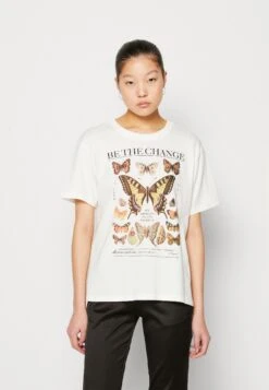 Even&Odd T-Shirts Med Print - Off-White