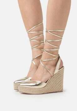 Platåsandaler - Gold