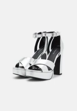 Even&Odd Sandaler Med Høye Hæler - Silver -Fab Five Mote Butikk fbcd9eec41ce4608b3330095fd6e021a
